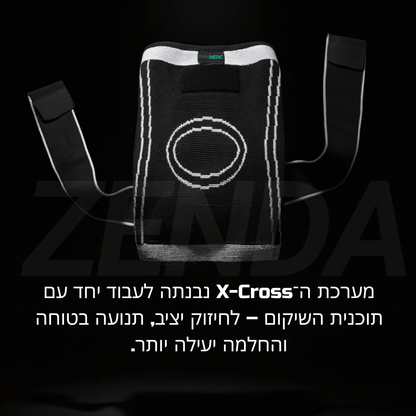 מגן ברך + חבילת 30 מדבקות להקלה על הכאבים מתנה!